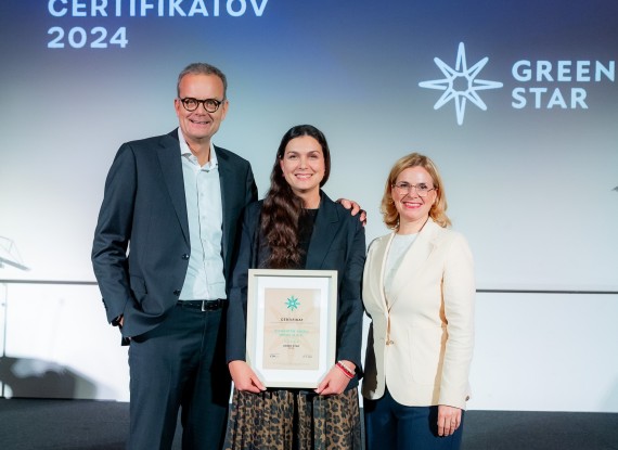 Trajnostna prizadevanja Pivovarne Laško Union potrjena s certifikatom Green Star