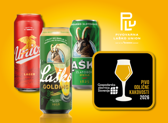 Znak 'Pivo odlične kakovosti 2026' nosijo tri naša piva